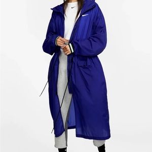 Nike Size S $190 Women's Sportswear NSW Swoosh Lightweight Long Jacket Parka